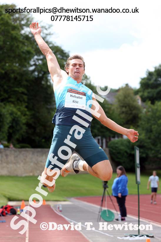 Senior mens long jump, EAP International Combined Events, Hexham Northumberland. Photo: David T. Hewitson/Sports for All Pics